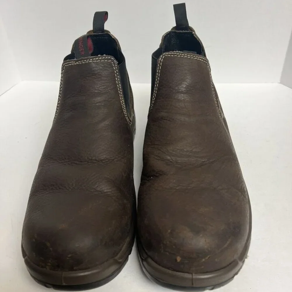Avenger Mens Romeo Pull On Comp Toe Boot Brown Size 10.5 M